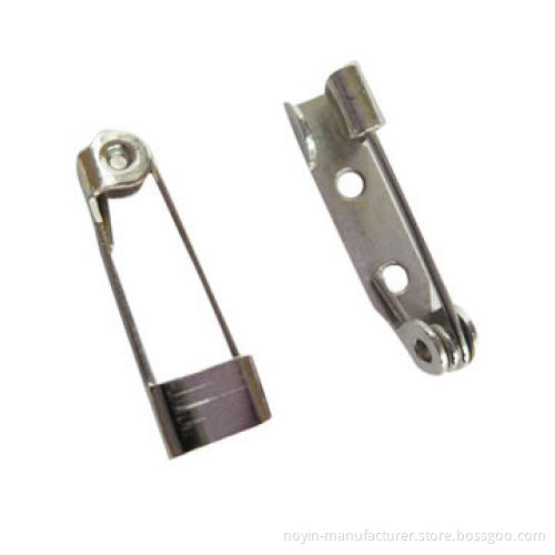 Safety pins with nickle color, metal material, price direct from factory, OEM/ODM are welcome